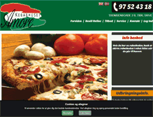 Tablet Screenshot of amore-pizza.dk